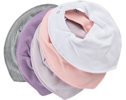 Pippi Drybib 5-pack (Rose)